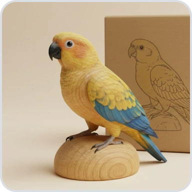 Figure Style: نمط الحرف اليدوية - VisualGPT