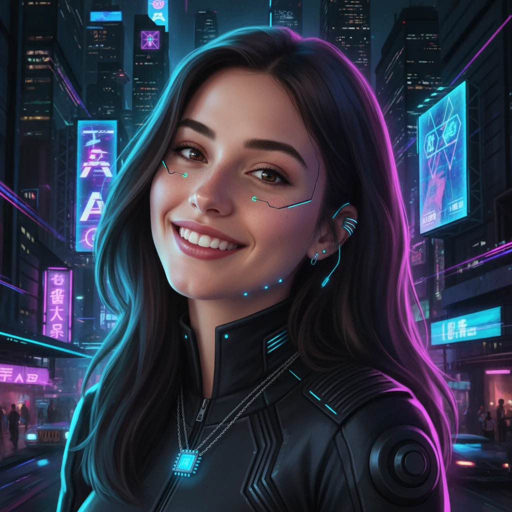 AI Avatar Generator Style: cyberpunk
