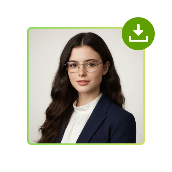 AI商务照片生成器 - 步骤3：一键生成并下载