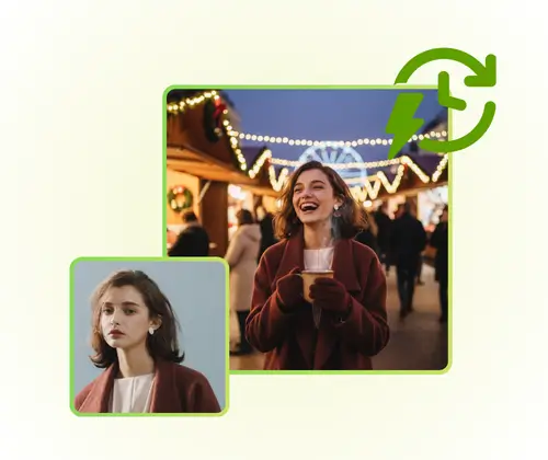 几秒钟内创建节日场景