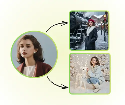 什么是AI圣诞照片生成器？