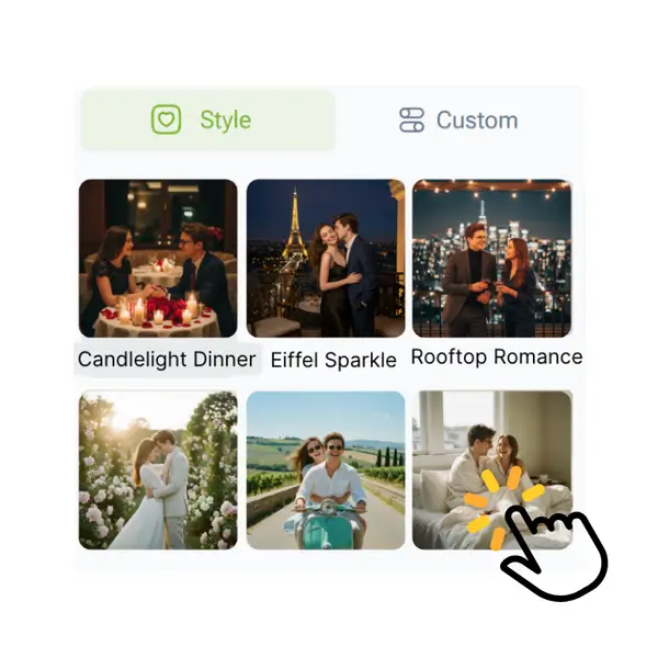 第2步：选择预设风格