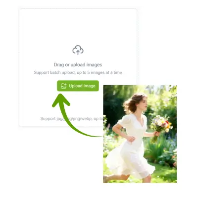 AI 平铺服装摄影：步骤 1：上传您的服装图片