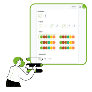 Генератор диаграмм потоков на основе ИИ: Шаг 3: Легко редактируйте и экспортируйте