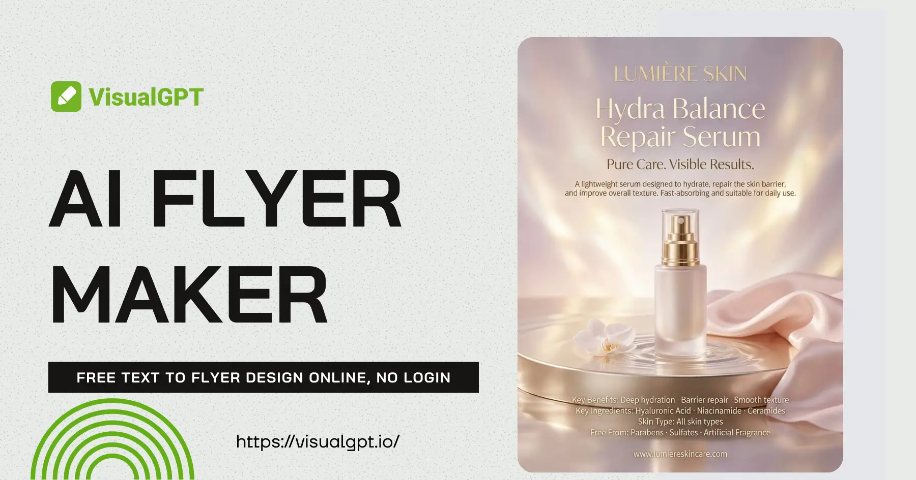 AI传单制作器 – 免费在线文字转传单设计，无需登录