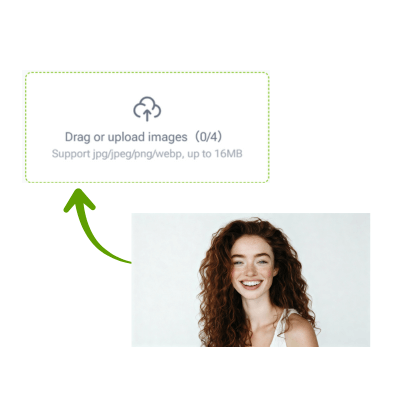 Изменитель цвета волос на базе AI: Шаг 1: Загрузите ваше фото