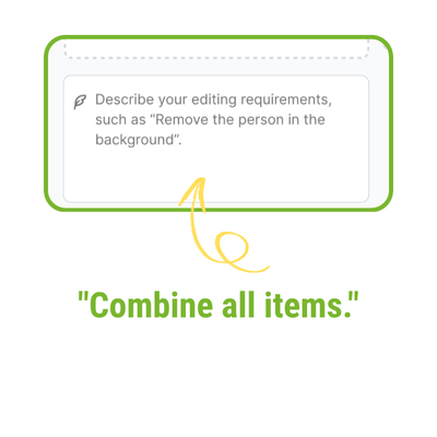 AI 图像合成器：步骤二：输入提示或点击生成