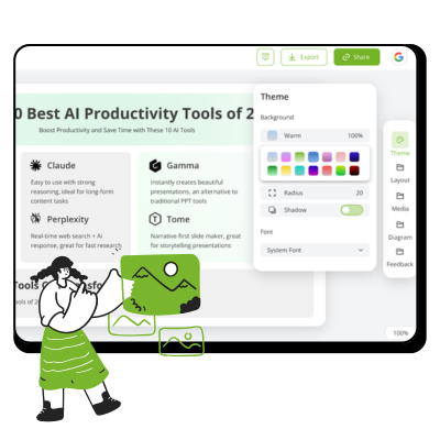 مولد الإنفوجرافيك بالذكاء الاصطناعي: الخطوة 3: حرر عبر الإنترنت أو حمل إنفوجرافيكك النهائي