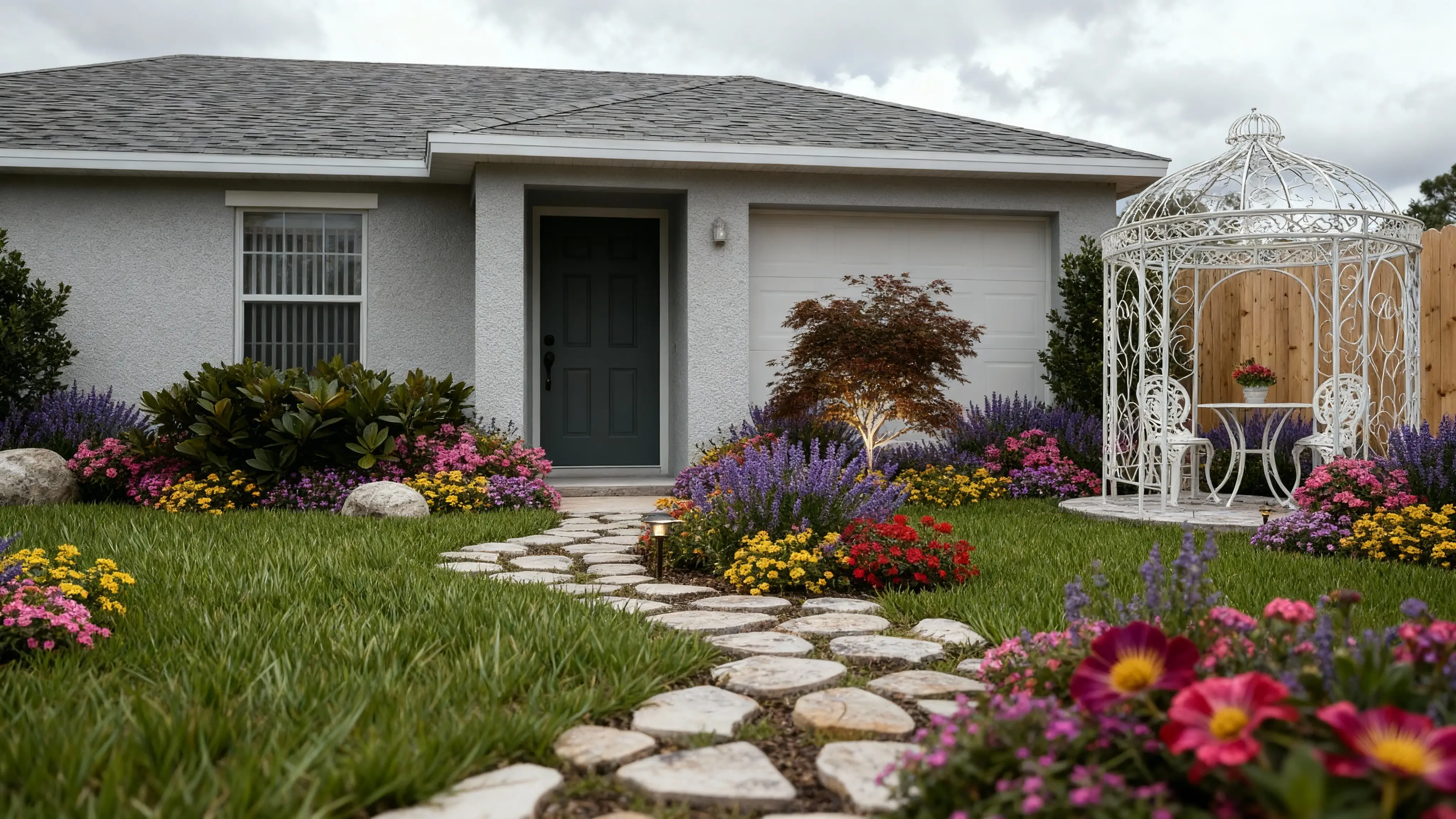 عينة من مولد تصميم الحدائق: حديقة - VisualGPT