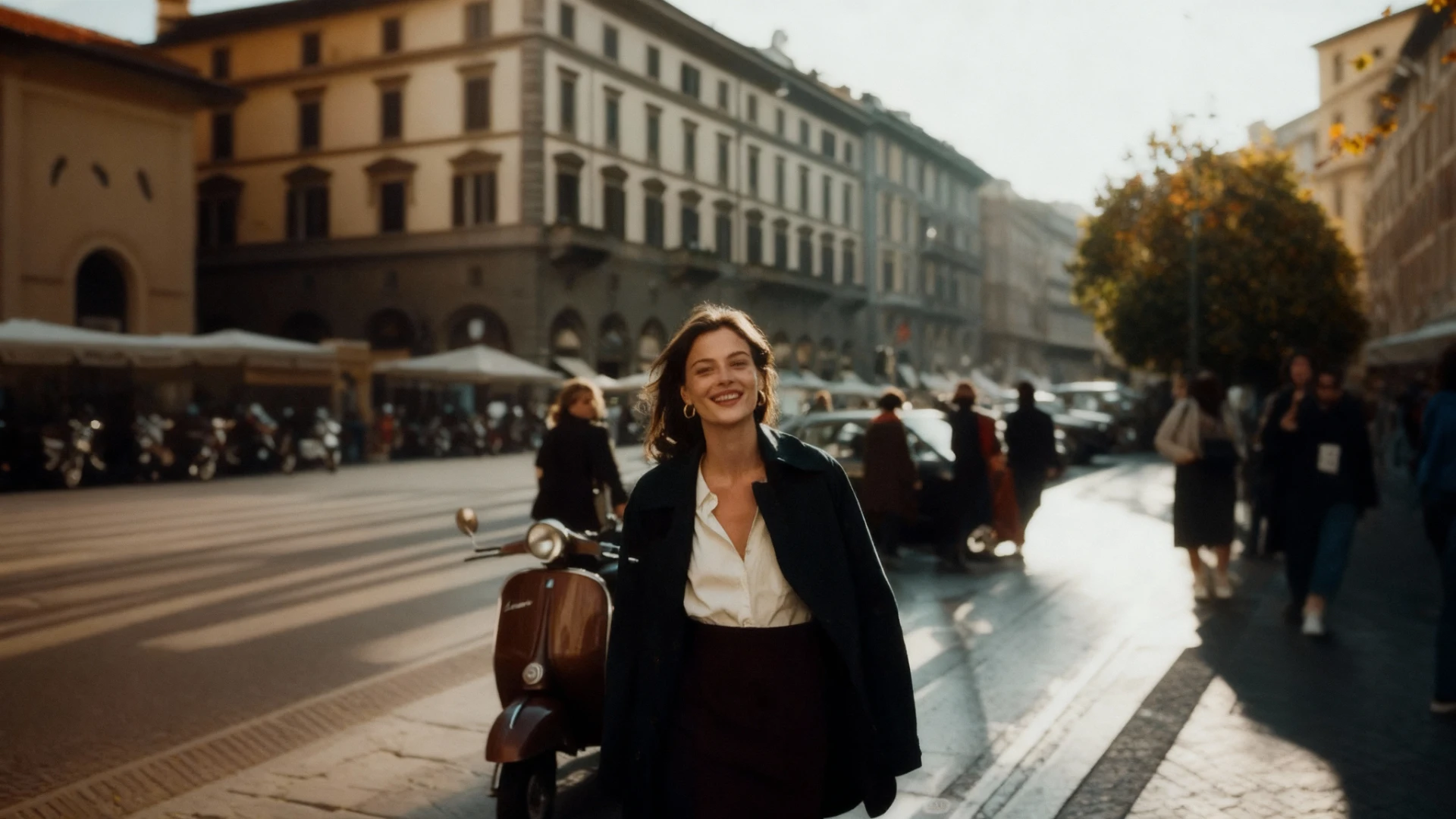 AI 领英照片生成器示例：现代效果后