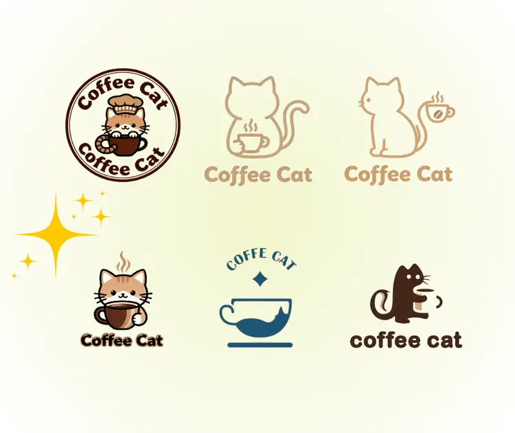 尝试多种风格并下载无水印 Logo