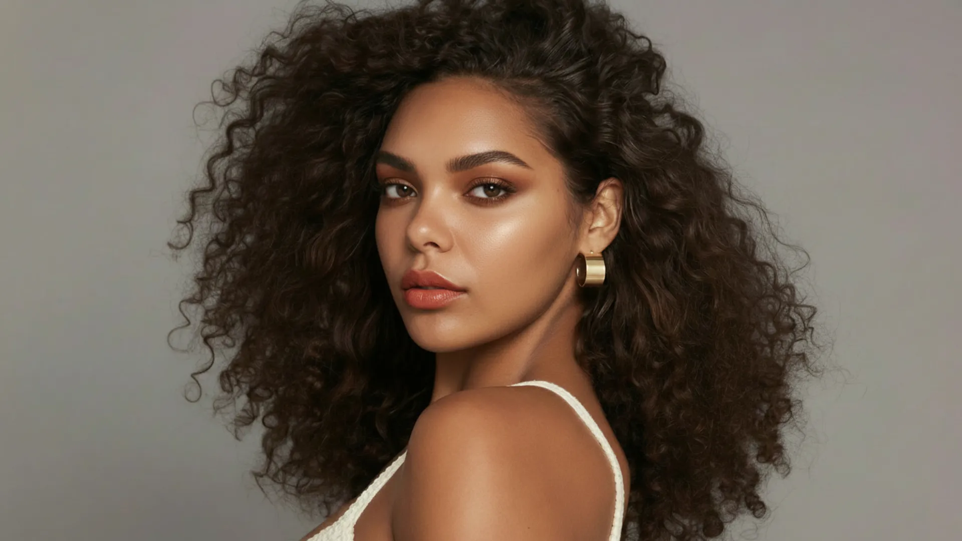 AI Makeup Generator Sample: Sun-Kissed Bronze before