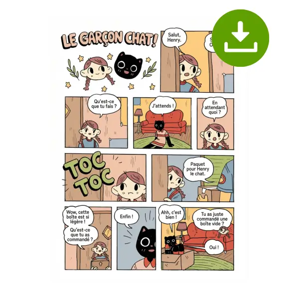 Переводчик манги с ИИ - Шаг 3: Сгенерируйте и скачайте переводы