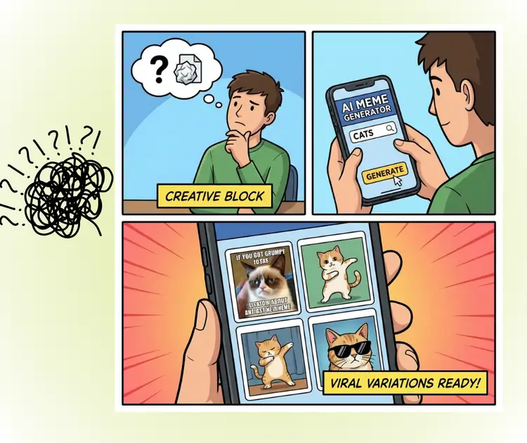 AI表情包生成器 – 内容创意枯竭了吗？