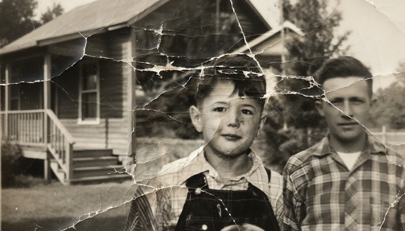 Old Photo Restoration with AI Sample: before | VisualGPT