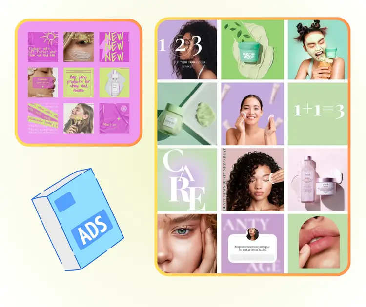 AI照片拼贴制作器：商业和工作场景，用于营销、产品和团队展示