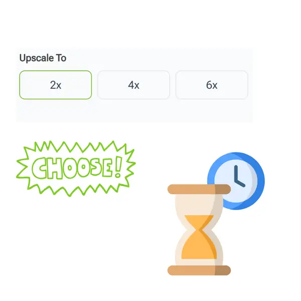 AI照片增强器 - 步骤2：AI自动增强图像