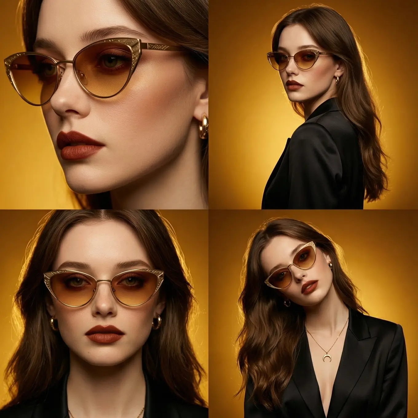 AI Photo Grid Maker Style: Honey & Fire - VisualGPT