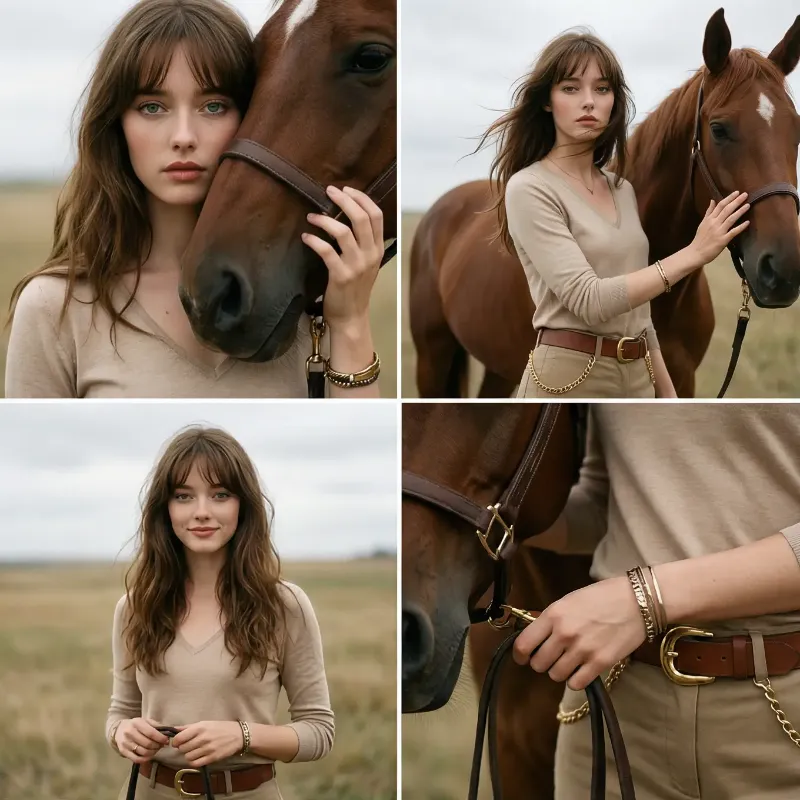 AI Photo Grid Maker Style: Дикий дух - VisualGPT