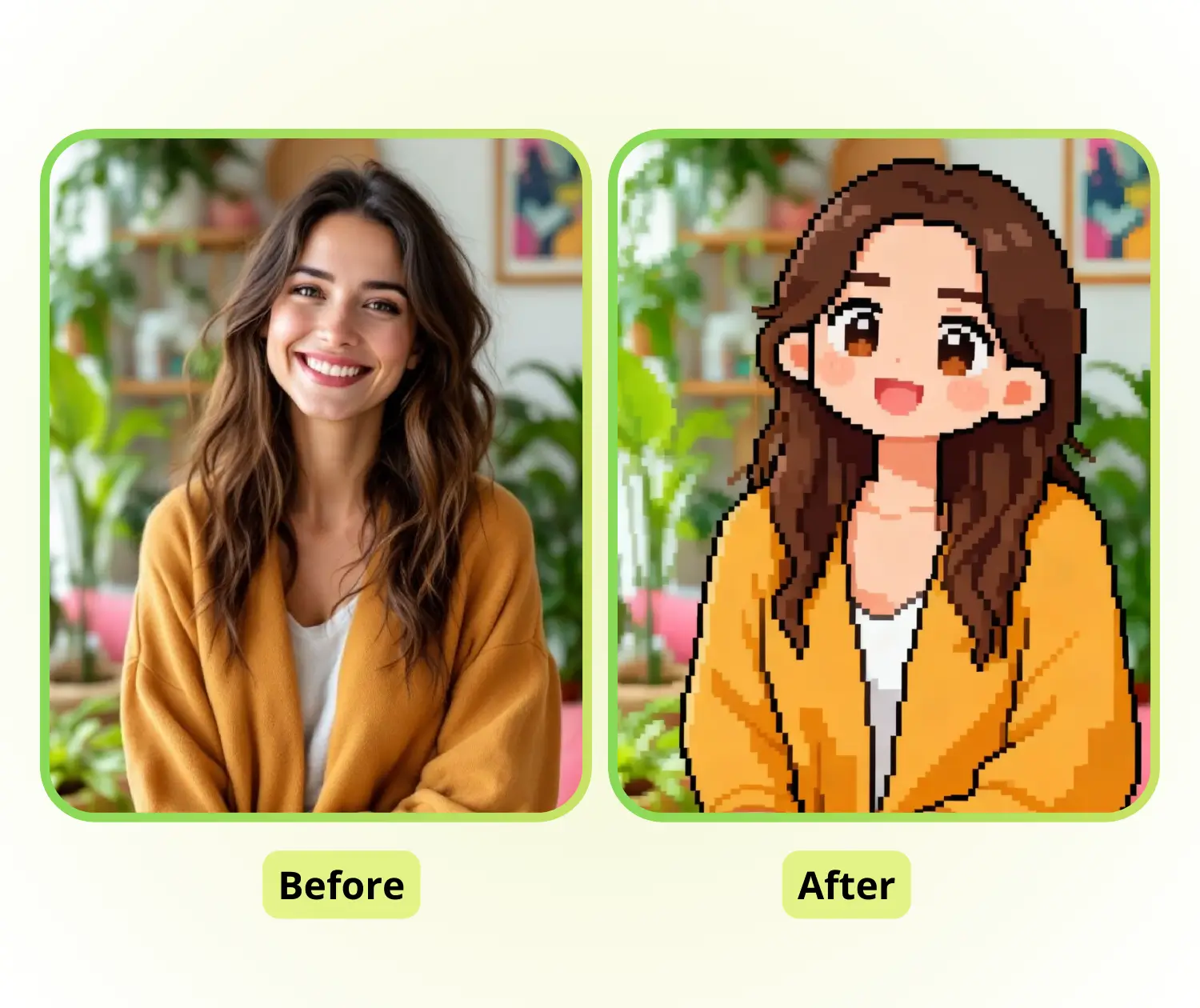 AI像素艺术生成器：社交媒体头像