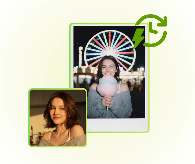 تحويل بولارويد رجعي بنقرة واحدة