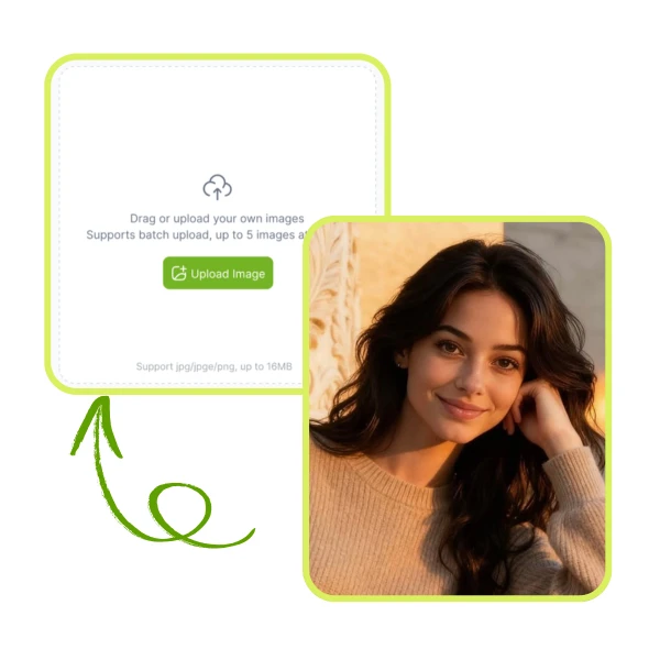 مولد صور بولارويد بالذكاء الاصطناعي - الخطوة 1: ارفع صورتك