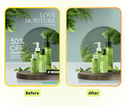 AI文字去除器:横幅、海报和营销材料