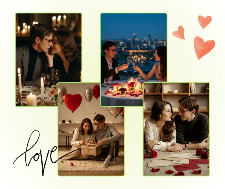 多种浪漫预设，适应不同风格