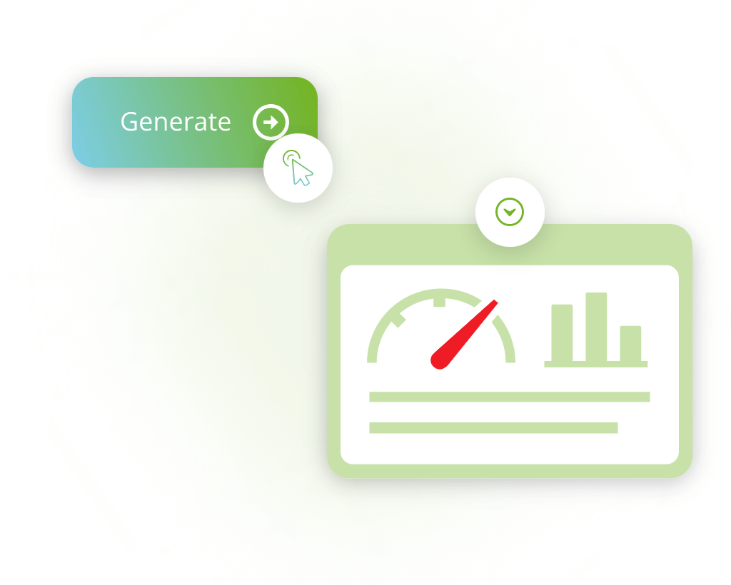 Интерфейс создания визуальной карточки в один клик - VisualGPT