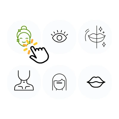 AI去皱工具:步骤2 - 选择需要平滑的区域