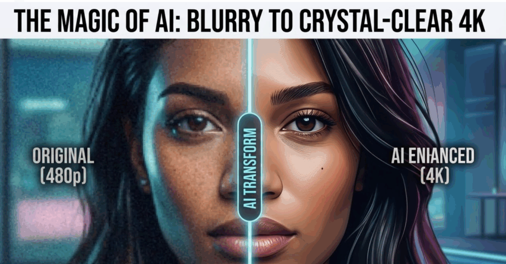 the magic of ai: blurry to crystal-clear 4k