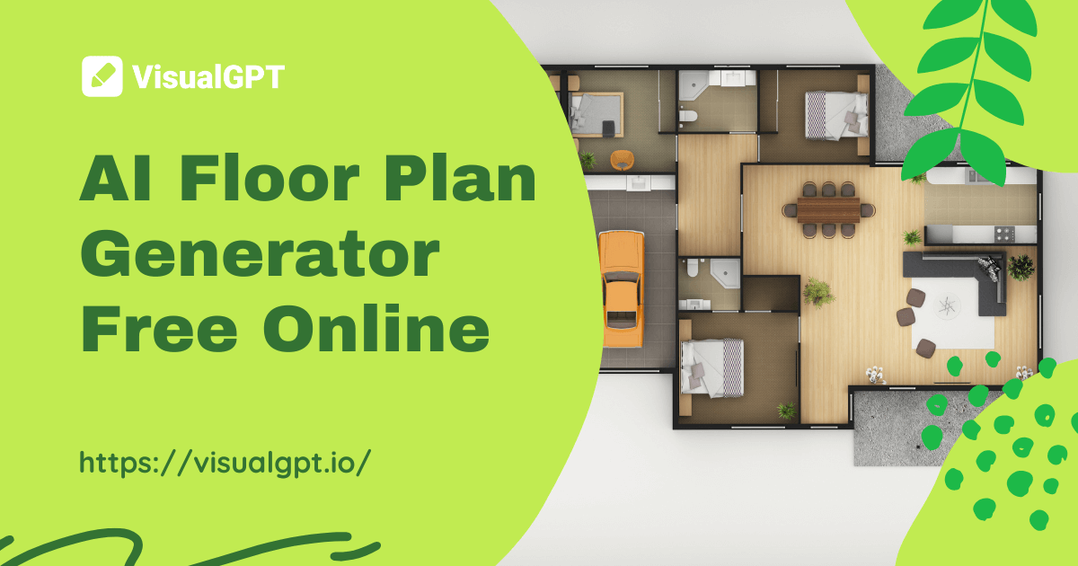 مولد مخطط الطابق بالذكاء الاصطناعي عبر الإنترنت - تخطيطات منازل ثنائية وثلاثية الأبعاد مجانية