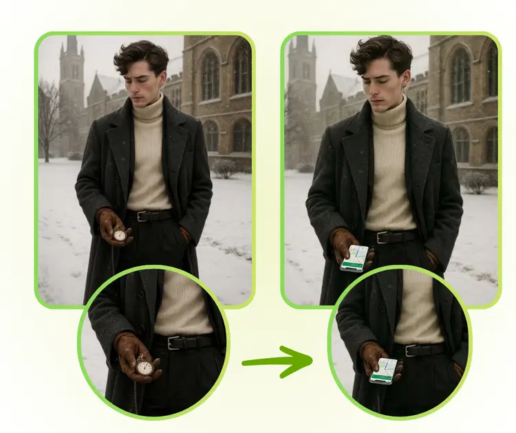 HD-Reparatur mit präziser lokaler Steuerung