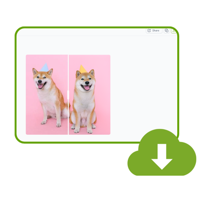 AI Image Upscaler: Step 3: Let AI Process and Download the Clear Result