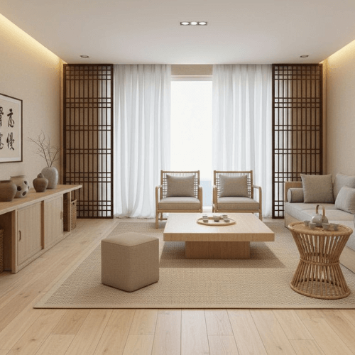 Room Style: صيني جديد - VisualGPT