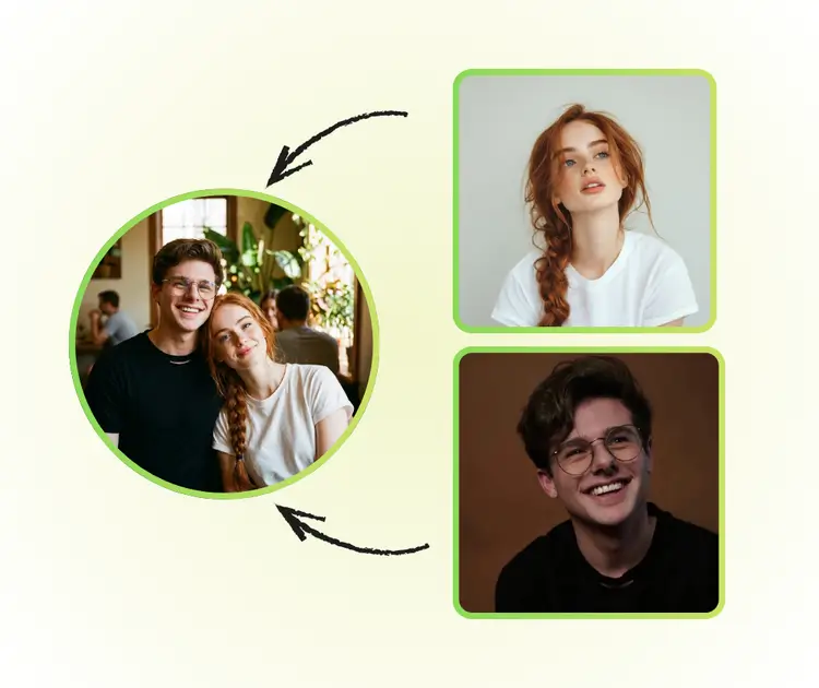 轻松的多主体编辑与自然融合