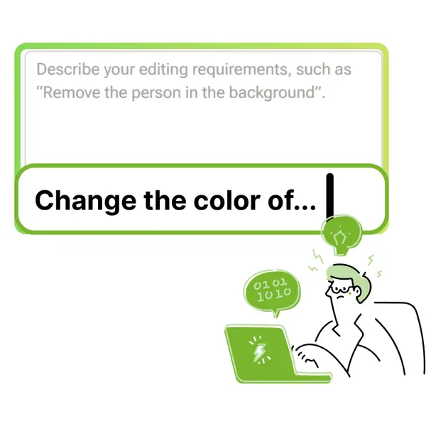 第 2 步：输入您的提示词