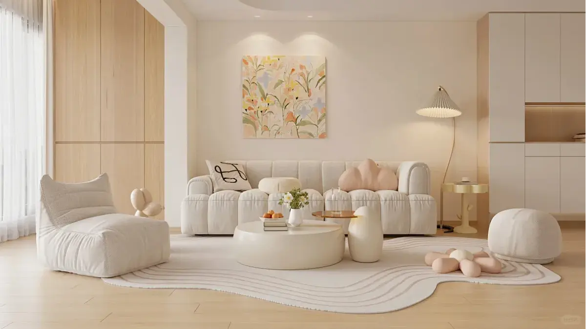 AI Room Cleaner Sample: room with chair | VisualGPT