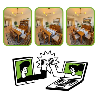 ИИ Планировщик Комнат: Шаг 3: Получите несколько вариантов дизайна и выберите любимый