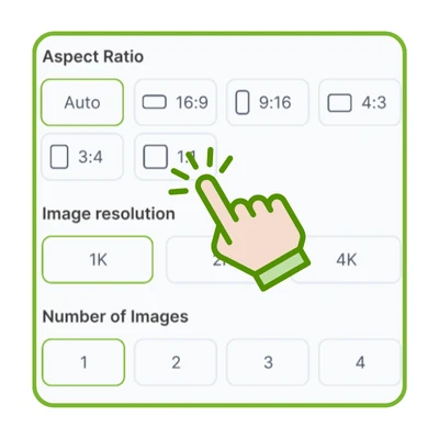 الخطوة 2: ضبط إعدادات الصور الناتجة - VisualGPT