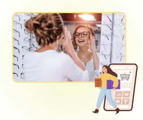 مولد تجربة النظارات الافتراضية بالذكاء الاصطناعي: تجربة مخصصة قبل التسوق